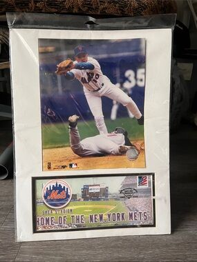 New York Mets Framed Collectible Print - Blue & White